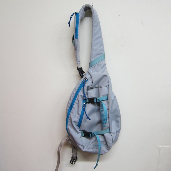 Patagonia Atom 8L Grey & Turquoise Crossbody/Sling Bag - Picture 1 of 9